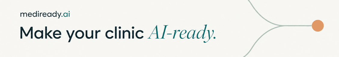 MediReady LinkedIn company cover, 1128 by 191.